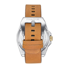 Load image into Gallery viewer, Heritor Automatic Romero Leather-Band Watch - Silver/Gold/Tan - HERHS3902
