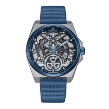 Load image into Gallery viewer, Heritor Automatic Romero Leather-Band Watch - Silver/Blue/Blue - HERHS3904
