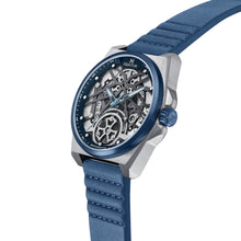 Load image into Gallery viewer, Heritor Automatic Romero Leather-Band Watch - Silver/Blue/Blue - HERHS3904
