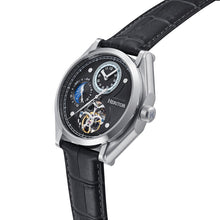 Load image into Gallery viewer, Heritor Automatic Antoni Leather-Band Watch - Silver/Black/Black - HERHS4301
