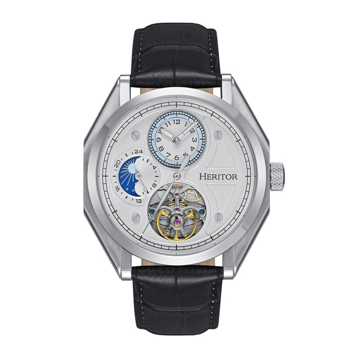 Heritor Automatic Antoni Leather-Band Watch - HERHS4302