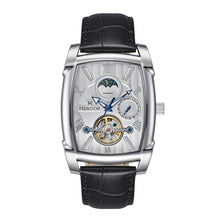 Load image into Gallery viewer, Heritor Automatic Valentin Leather-Band Watch w/Date - Silver/White - HERHS4402
