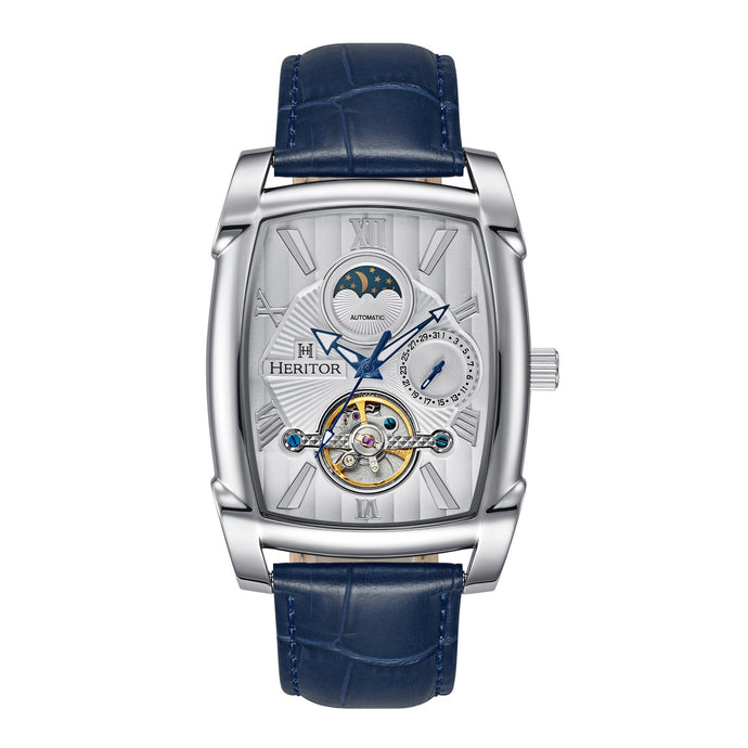 Heritor Automatic Valentin Leather-Band Watch w/Date - HERHS4403