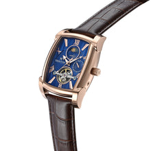 Load image into Gallery viewer, Heritor Automatic Valentin Leather-Band Watch w/Date - Rose Gold/Brown - HERHS4404
