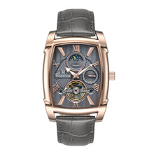 Load image into Gallery viewer, Heritor Automatic Valentin Leather-Band Watch w/Date - Rose Gold/Grey - HERHS4406
