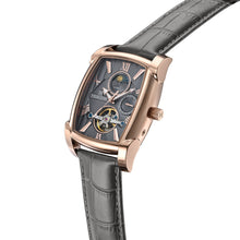Load image into Gallery viewer, Heritor Automatic Valentin Leather-Band Watch w/Date - Rose Gold/Grey - HERHS4406
