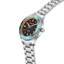 Load image into Gallery viewer, Heritor Automatic Bexley Stainless Steel-Band Watch - Aqua/Black - HERHS4502

