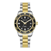 Load image into Gallery viewer, Heritor Automatic Bexley Stainless Steel-Band Watch - Black/Gold - HERHS4505
