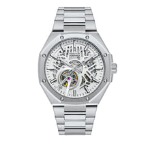 Load image into Gallery viewer, Heritor Automatic Titan Stainless Steel-Band Watch - Silver/Blue - HERHS4601
