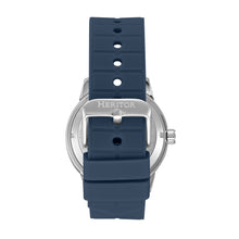 Load image into Gallery viewer, Heritor Automatic Marshall Stainless Rubber-Strap Watch - Blue - HERHS4707
