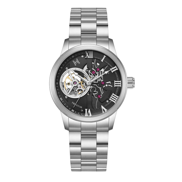 Heritor Automatic August Stainless Steel-Band Watch - HERHS4801