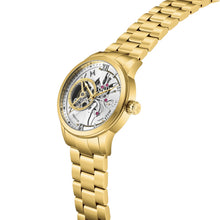 Load image into Gallery viewer, Heritor Automatic August Stainless Steel-Band Watch - Gold - HERHS4804
