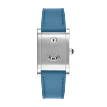 Load image into Gallery viewer, Heritor Automatic Ramses Leather-Band Watch - Silver/Blue - HERHS4902
