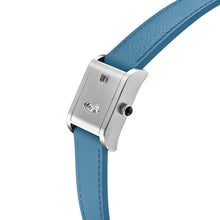Load image into Gallery viewer, Heritor Automatic Ramses Leather-Band Watch - Silver/Blue - HERHS4902

