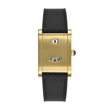 Load image into Gallery viewer, Heritor Automatic Ramses Leather-Band Watch - Gold/Black - HERHS4903
