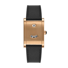 Load image into Gallery viewer, Heritor Automatic Ramses Leather-Band Watch - Rose Gold/Black - HERHS4904
