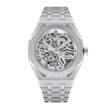 Load image into Gallery viewer, Heritor Automatic Augustine Stainless Steel-Band Watch - Silver/White - HERHS5001
