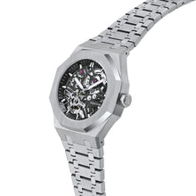 Load image into Gallery viewer, Heritor Automatic Augustine Stainless Steel-Band Watch - Silver/Black - HERHS5002
