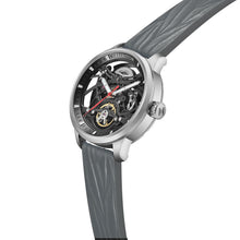 Load image into Gallery viewer, Heritor Automatic Marcell Leather-Band Watch - Silver/Grey - HERHS5102
