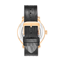Load image into Gallery viewer, Heritor Automatic Marcell Leather-Band Watch - Rose Gold/Black - HERHS5104
