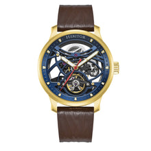 Load image into Gallery viewer, Heritor Automatic Marcell Leather-Band Watch - Gold/Brown - HERHS5105
