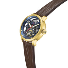 Load image into Gallery viewer, Heritor Automatic Marcell Leather-Band Watch - Gold/Brown - HERHS5105
