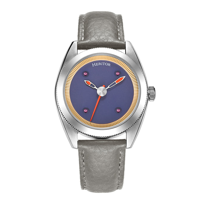 Heritor Automatic Symphony Leather-Band Watch - HERHS5201