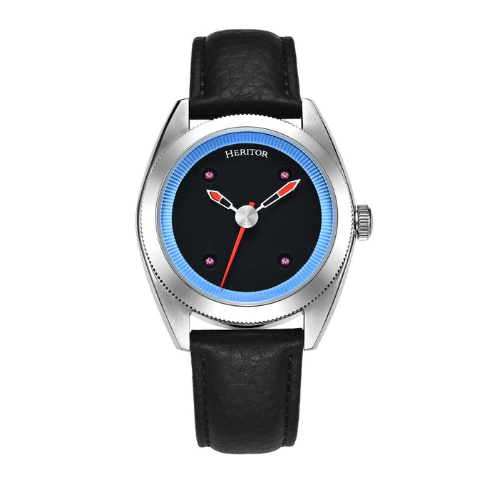 Heritor Automatic Symphony Leather-Band Watch - HERHS5202