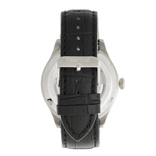 Load image into Gallery viewer, Heritor Automatic Gregory Semi-Skeleton Leather-Band Watch - Black - HERHR8102
