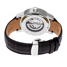 Load image into Gallery viewer, Heritor Automatic Romulus Leather-Band Watch - Silver - HERHR6403
