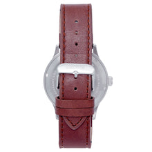 Load image into Gallery viewer, Heritor Automatic Dayne Leather-Band Watch w/Date - Silver/Blue - HERHS2602
