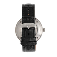 Load image into Gallery viewer, Heritor Automatic Jasper Skeleton Leather-Band Watch - Silver/Black - HERHR8704
