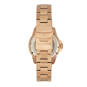 Heritor Automatic Lucius Bracelet Watch w/Date - Rose Gold/Black - HERHR7805