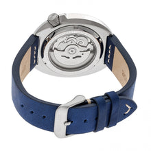 Load image into Gallery viewer, Heritor Automatic Morrison Leather-Band Watch w/Date - Blue/Silver - HERHR7605
