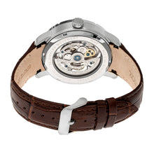 Load image into Gallery viewer, Heritor Automatic Ryder Skeleton Leather-Band Watch - Brown/White - HERHR4603
