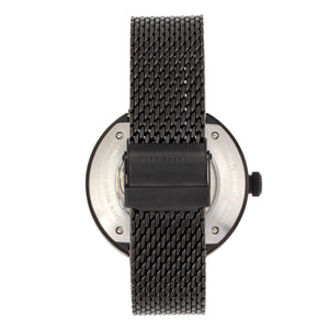 Heritor Automatic Jasper Skeleton Bracelet Watch - Black - HERHR8702