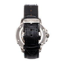 Load image into Gallery viewer, Heritor Automatic Theo Semi-Skeleton Leather-Band Watch - Black - HERHS1702
