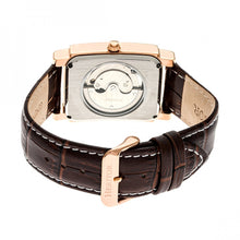 Load image into Gallery viewer, Heritor Automatic Frederick Leather-Band Watch - Rose Gold/Black - HERHR6105
