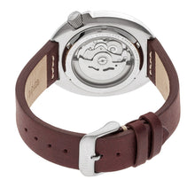 Load image into Gallery viewer, Heritor Automatic Morrison Leather-Band Watch w/Date - Maroon/Silver - HERHR7604
