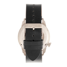 Load image into Gallery viewer, Heritor Automatic Wellington Leather-Band Watch - Black/White - HERHR8203
