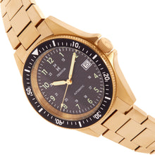 Load image into Gallery viewer, Heritor Automatic Calder Bracelet Watch w/Date - Gold/Black - HERHS2802
