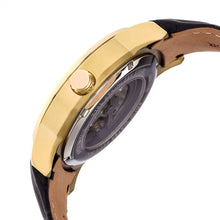 Load image into Gallery viewer, Heritor Automatic Romulus Leather-Band Watch - Gold/Black - HERHR6405
