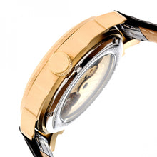 Load image into Gallery viewer, Heritor Automatic Helmsley Semi-Skeleton Bracelet Watch - Gold/Black- HERHR5007
