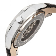 Load image into Gallery viewer, Heritor Automatic Callisto Semi-Skeleton Leather-Band Watch - Silver/Grey - HERHR7201

