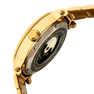 Heritor Automatic Aries Skeleton Dial Bracelet Watch - Gold/Silver - HERHR4403