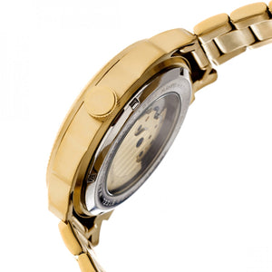 Heritor Automatic Helmsley Semi-Skeleton Bracelet Watch - Gold/White- HERHR5003