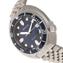 Load image into Gallery viewer, Heritor Automatic Morrison Bracelet Watch w/Date - Blue - HERHR7614
