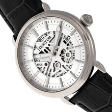 Load image into Gallery viewer, Heritor Automatic Mattias Leather-Band Watch w/Date - Silver - HERHR8401
