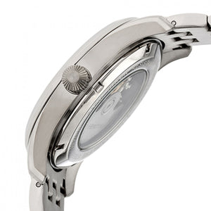 Heritor Automatic Stanley Semi-Skeleton Bracelet Watch - Silver/Black - HERHR6502