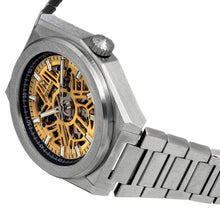 Load image into Gallery viewer, Heritor Automatic Atlas Bracelet Watch - Gold &amp; Black - HERHS1302
